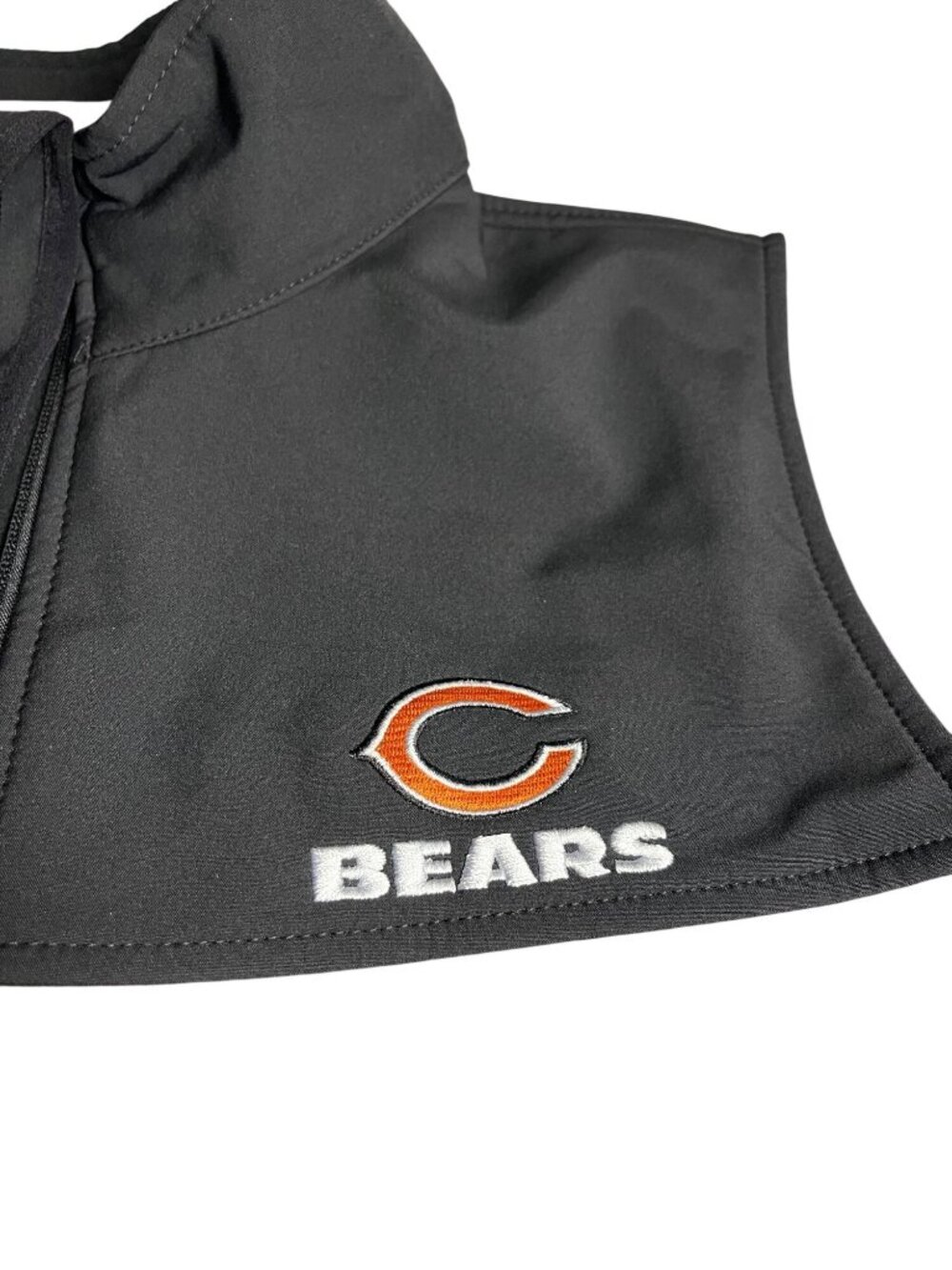 NWT- Realtree Camo Black Chicago Bears Softshell L Full-Zip Jacket fleece lined - Picture 5 of 16
